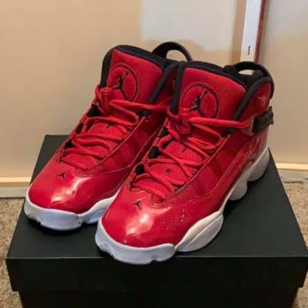 Big kids Jordan 6 ring size 4 youth